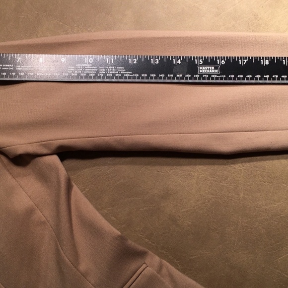 𝅺new YORK & COMPANY STRETCH Career Blazer Jacket, CAMEL, NWT, Size 14 - Picture 5 of 9